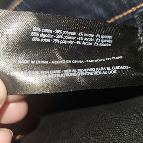 Gloria Vanderbilt Shape Effect High Rise Straight Size 14 PS - Picture 10 of 10